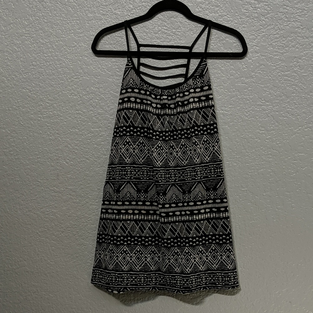 Tribal print cover up dress